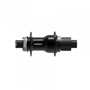 Butuc spate Shimano FH-TC500-MS, center lock disc, fara lock ring, 12-vit, pt 12mm thru type axle, fara ax, 32H, OLD:142mm, black, ambalat ind
