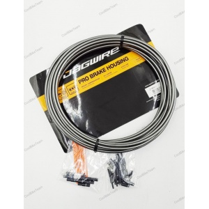Camasa bowden frana Jagwire (ZHB908) KEB-Slick-Lube, gri, insertie kevlar, diametru 5mm, (include cap bowden)