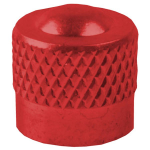 Cap valva M-Wave Aluminiu Rosu Anodizat-AV