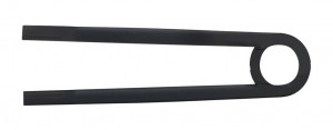Chain guard Hebie Chainglider Front Bosch 18v, black, incl. matching sprocket