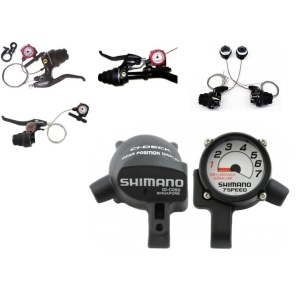 CI-DECK Shimano C-Series, ID-C201, Stanga 3 Vit., SIS, Dreapta 8 Vit., SIS, Colier 25MM, Vrac