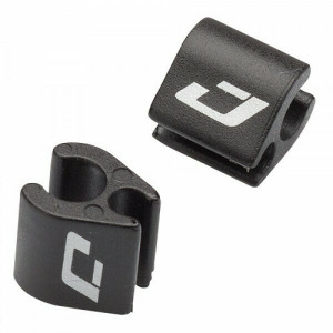 Clema dubla ptr.bowden E-schimbator si frana, Jagwire (CHA030) size:2.5mm+5.0mm, nylon, neagra (4buc/blister) AM