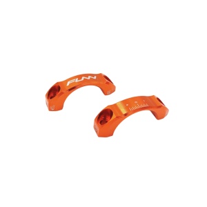 Cleme frontale pentru pipa Funn Equalizer 31.8mm, cu ridicare 0 &10mm, portocalii, AM