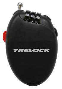combination cable lockTrelock75cm,?1.6mm RK 75 Pocket, remov., blk. w/o mount