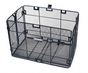 Cos bicicleta Basil Catania 33x23x20cm, black, close-meshed