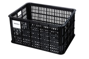 Cos bicicleta Basil Crate S, 40.4x29.8x20.2cm, black, 17.5l, plastic