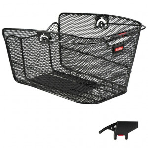Cos bicicleta spate KLICKfix City-Max w. clip 23x22.5x36 cm black
