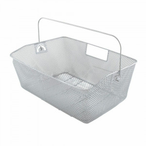 Cos Metal Spate M-WAVE 41x30x18/15 cm Silver