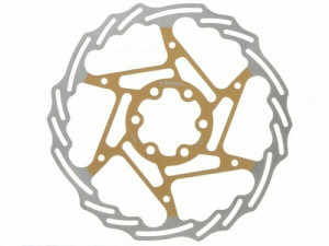 Disc Ashima Aro-19, 160mm, 6 suruburi, auriu, AM