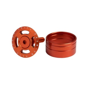 Floare Furca cu Capac DEITY Crosshair cu Distantiere - Orange