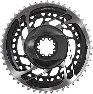 Foaie angrenaj SRAM X-Sync Road, 48-35T, BCD 107 mm, aluminiu, pentru 12 viteze, gri