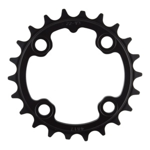 Foaie Mtb 44t 104 V4 Aluminiu 3mm Negru Sablat Cnc