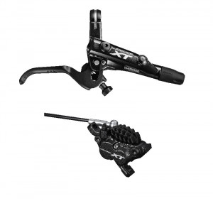 Frana pe disc hidraulica Shimano Deore XT BL-M8000(R) BR-M8020(R) furtun SM-BH90-SBLS 1700mm negru