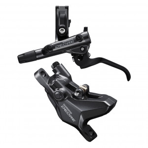 Frana pe disc Shimano J-KIT Deore BL-M6100(L) BR-M6100(F) fara adaptor placute rasina fara aripioare de racire furtun SM-BH90-SS 1000mm