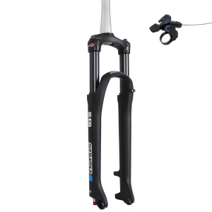 Furcă amortizor SR Suntour X1 RLR SF22, 29", 120 mm, Ahead, ax 9x100 mm, blocaj pe ghidon,