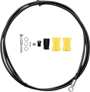 Furtun Shimano SM-BH90-SB 2000mm ajustabil straight connect type bl (neasamblat) w/connecting unit incl. TL-BH61 negru