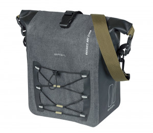 Geanta Basil Navigator Storm MIK Side M BLACK, 34 X 28 X 19CM, 12-15L, MIK