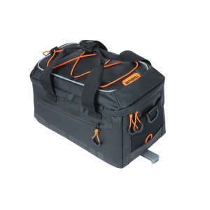 Geanta Portbagaj Basil Miles Tarpaulin MIK Negru/Portocaliu, 7l, MIK