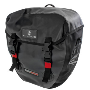 Geanta portbagaj spate Alberta Waterproof detasabila 2x20litri neagra