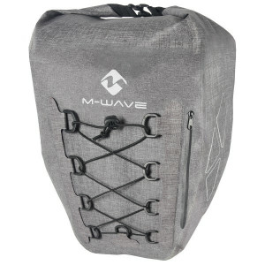 Geanta portbagaj spate, M-Wave Suburban, Waterproof, detasabila, vol. aprox. 25 litri, gri