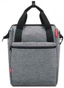 Geanta transport KLICKfix ROOMY GT twist silver, 12l, approx. 1 Kg