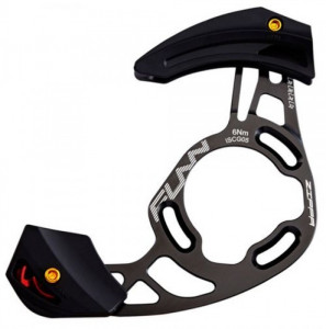 Ghidaj lant Funn Zippa AM/Enduro fixare ISCG-05/ adaptor BB pt.32-38T gri anodizat/negru