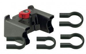 handlebar adapter Klickfix lockable black, for ? 22-26 a. 31.8 mm