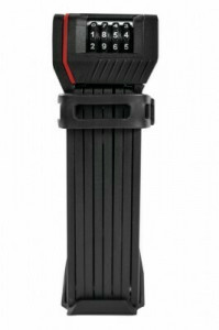 Lacat pliabil Trelock FS 280 Two.Go Code LENGTH 100cm, negru, INCL. MOUNT