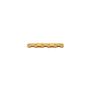 Lant KMC X Flat TiN 12/13 viteze Gold 126 zale ceruit