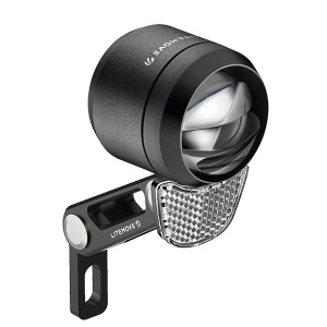 Lumina fata LED E-Bike LITEMOVE SEC-150 12V (10.5~16V), 150 Lux, Negru
