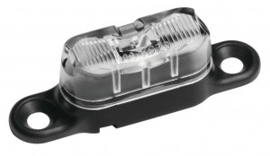 Lumina spate Busch&Muller Toplight Line mic cu parkinglight, 50mm, sticla transparenta