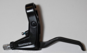 Maneta de frana Shimano Alivio BL-T4000 stanga 2 degete neagra