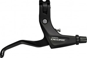 Maneta frana Shimano Deore BL-T 610 negru, 2-Finger, dreapta, V-Brake
