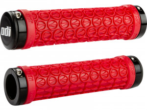 Mansoane ODI MTB SDG Lock-On, 130 mm, rosii