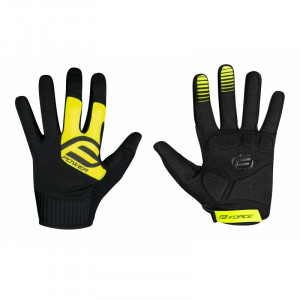 Manusi Force MTB Power, negru/fluo