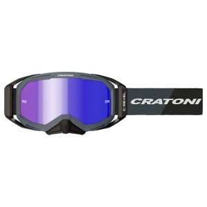 Ochelari MTB CRATONI, Goggle C-Revel Pro, Anthracite/Black, Lentile Amber Blue Mirror
