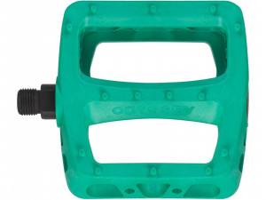 Pedale plastic Odyssey Twisted PC, 9/16, billiard green