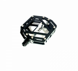 Pedale Wellgo B334,ulmenti, argintiu/negru anodizat, 380gr, AM
