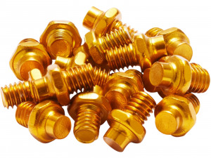 Pini pentru pedale REVERSE R-Pins Escape Gold, 16 buc