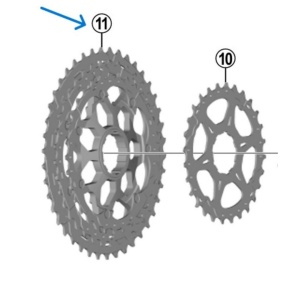 Pinioane SHIMANO CS-M7000 32-37-46T PT. 11-46T
