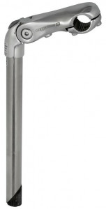 Pipa ERgotec Kobra Vario SL 300mm/90mm Niro/Alu, -10/+50, silver, 1", 22.2mm