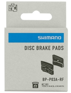 Plăcuțe de frână Shimano P03A-RF, răcire integrată, rășină, 1 pereche