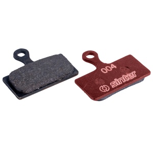 Plăcuțe frână disc Sinter Shimano G, organice, standard MTB, roșu, set