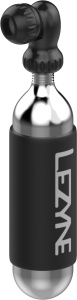 Pompă CO2 Lezyne Twin Speed Drive cu cartuș 25 g, negru lucios