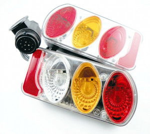 Rear lights right und left f. hitch holder Bologna &Siena