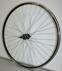 Roata Crosser X2 36H 28" spate QR negru capsata