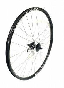 Roata fata Remerx Rocky Disc 650B 27,5x21 dubla, spite Sapim Leader, butuc alu Shimano disc HB-M475L