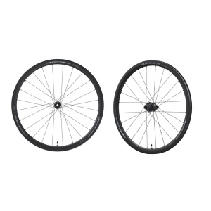 ROTI SHIMANO WH-R9270-C36-TL, DURA ACE, FATA & SPATE, 24H/24H, 12 VIT., OLD 100/142MM, AX E-THRU 12MM, CU BANDA TUBELESS, FARA GEANTA, PT. ROTOR CENTER LOCK