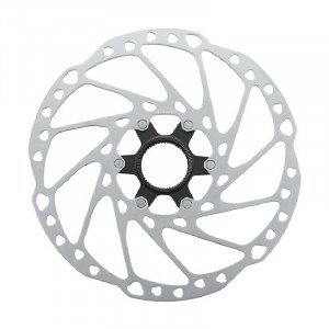 Rotor pt. frana pe disc Shimano SM-RT64, L 203mm, center lock, incl. piulita de strangere, cu magnet