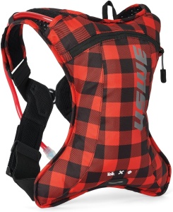 Rucsac de hidratare USWE Outlander 2, Rosu/Negru, 2L, cu rezervor 1,5 L
